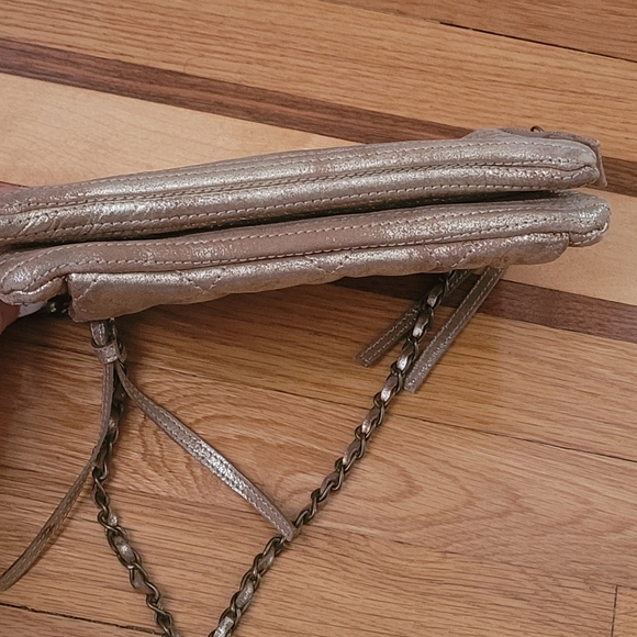 ZADIG AND VOLTAIRE LOUISA PADDED QUILTED LEATHER CROSSBODY SHOULDER BAG - Picture 4 of 9